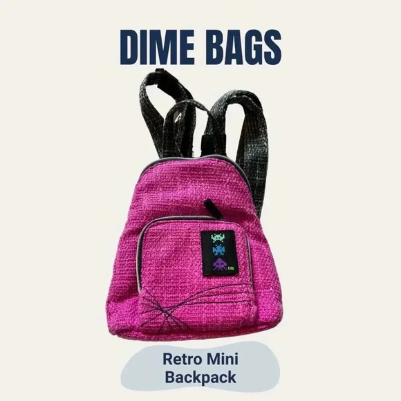 DIME BAGS: 	Retro Mini Backpack - Picture 1 of 3